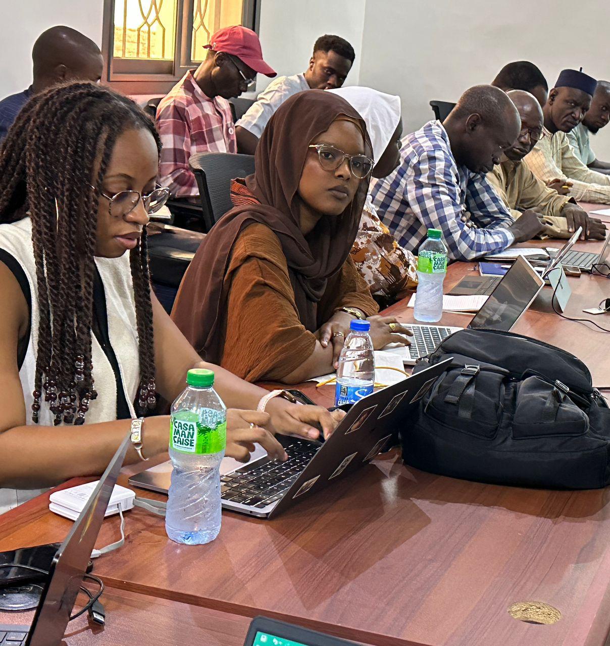 Session pratique ERP-PAS : participantes et participants travaillent sur leurs ordinateurs portables